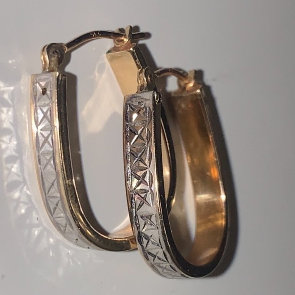 14K Yellow Gold Earrings